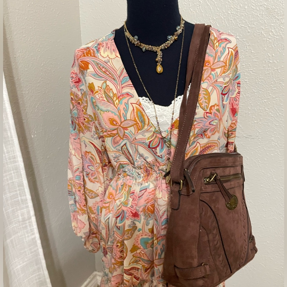 Floral Multicolor Midi Dress